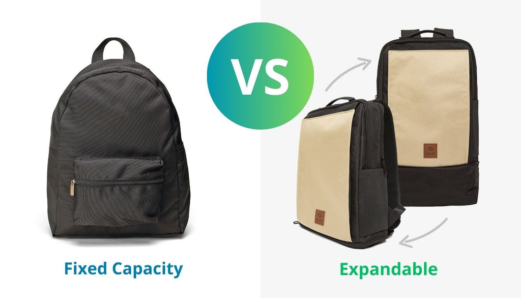 Expandable Backpack VS Fixed Capacity Backpack