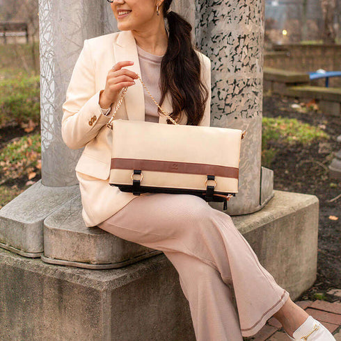 DAKOTA 3 in 1 Convertible Backpack Purse, Sand