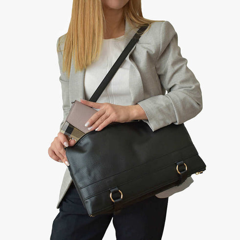 DAKOTA 3 in 1 Convertible Backpack Purse, Black